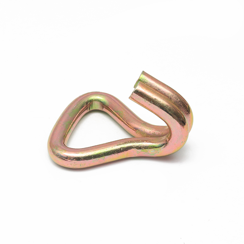 2 palce 5000 kg/11000 liber žlutý zinkový dvojitý kovový j háček