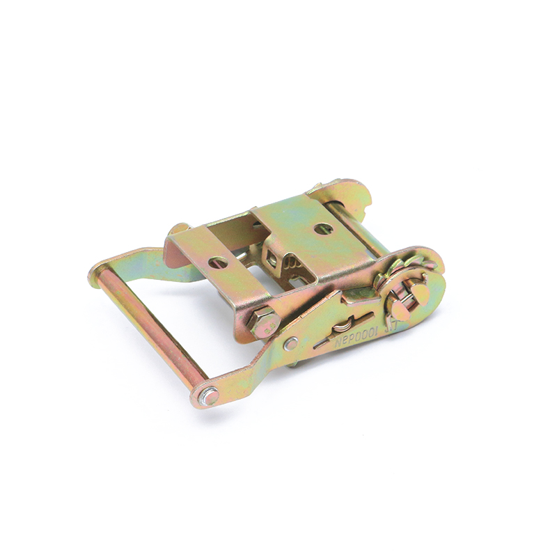 2 palce 50 mm 2000 kg/4400 lbs žlutá zinková rohatá rohatá spona pro bičující pás