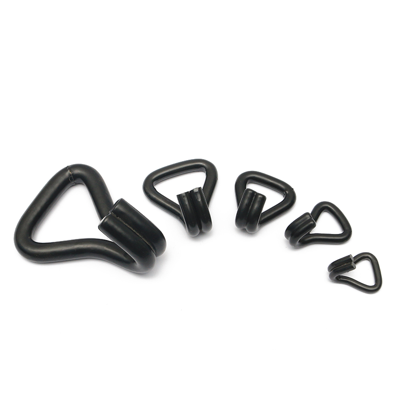 1-1/16 palců 1500 kg/3000 liber Černý PVC potažený dvojitý J Hook Wire J Hook