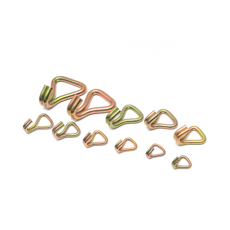 3 palce 10ton žlutý zinkový zinkový, dvojitý j háček těžký vodič dvojitý j háček